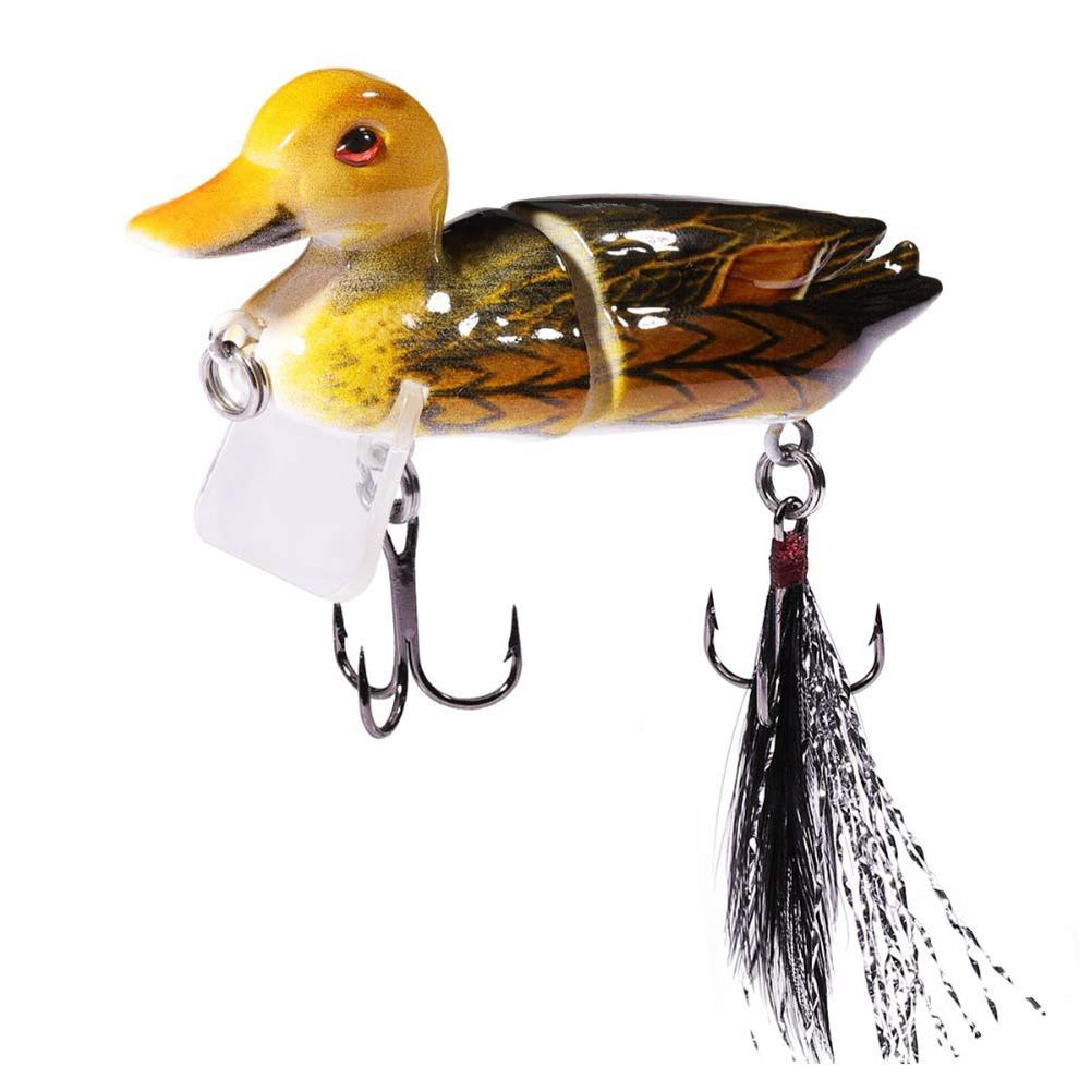 Duck Lures Baits Fishing Hard Lures Floating Lure With Double Hooks For Fishing Lovers Outdoor Fishing: Default Title