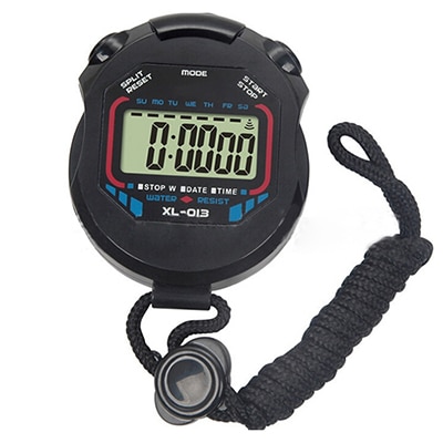 Life Waterproof Digital LCD Stopwatch Chronograph Timer Counter Sports Alarm Erkek Kol Saat Sewing Knitting Ring Finger Counter