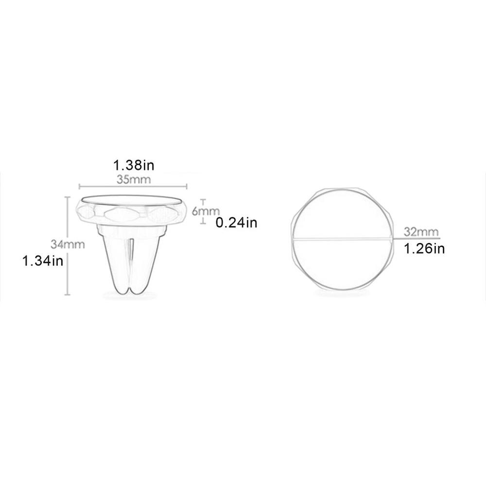 Outlet Beugel Mobiele Telefoon Magneet Beugel Voor Auto Airconditioner Luchtvaart Aluminium Magnesium Legering Materiaal Ruit