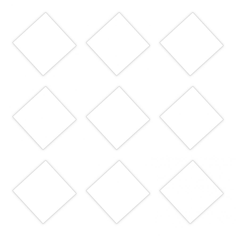 Mirror Wall Sticker Delicate Multi Styles Seamless Removable Mirror Tile Stickers for Bedroom Wall Sticker Wall Decals