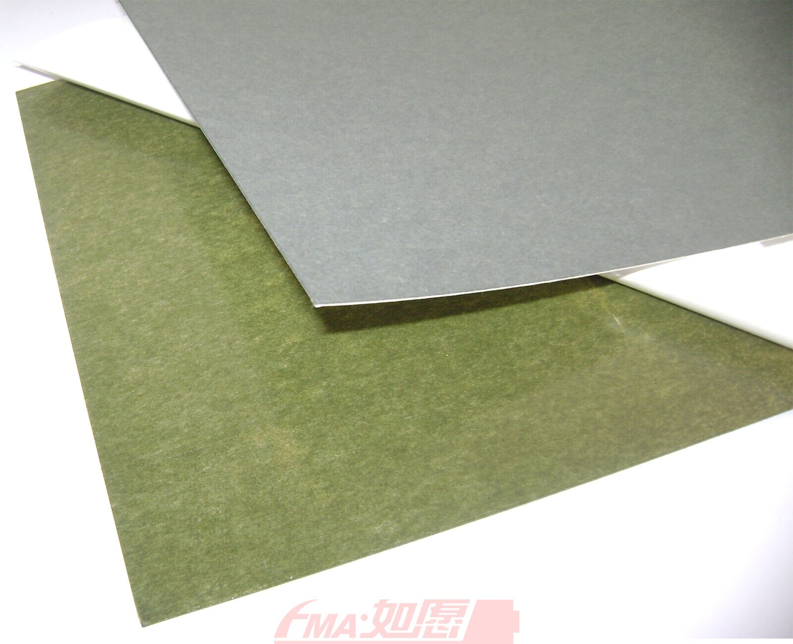 2 stuks viskleefpapier 0.5*300*300mm voor batterij elektrisch isolerend grijs