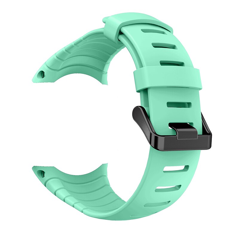 Yayuu Horloge Band Voor Suunto Core Zachte Siliconen Vervanging Pols Sport Bands Met Metalen Sluiting Voor Suunto Core Smartwatch: Mint Green