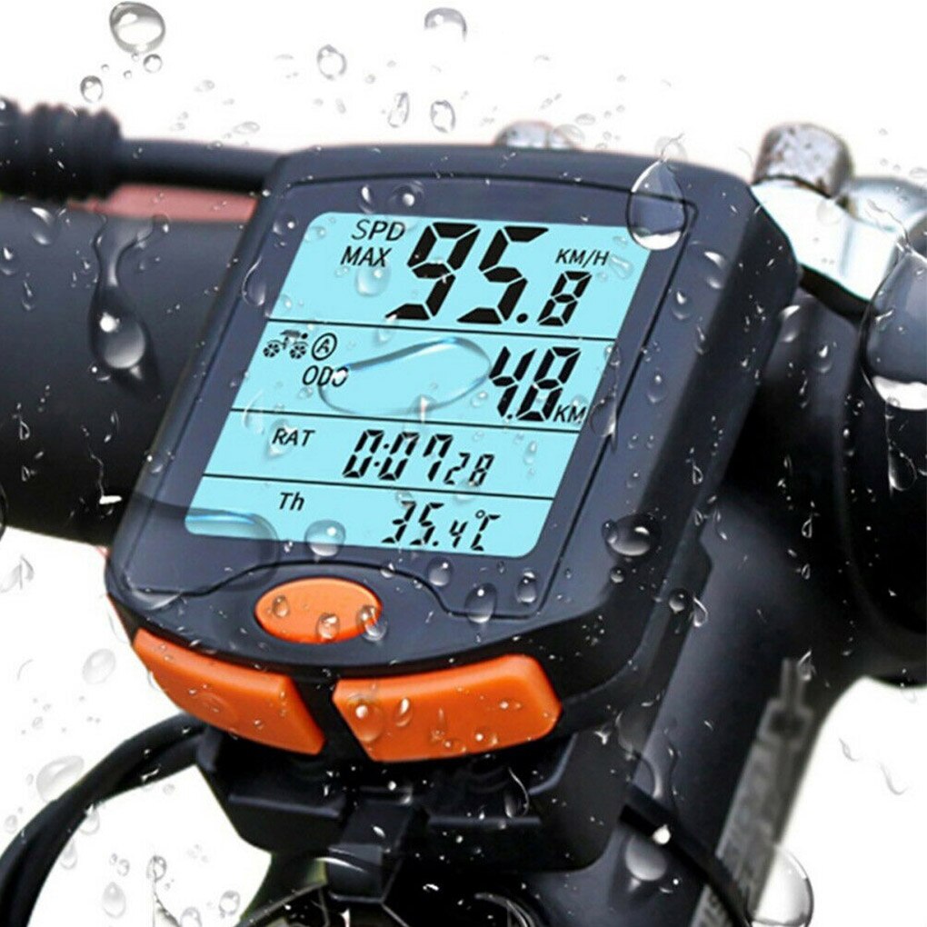 YT-813 Bike Speed Meter Digital Bike Computer Multifunction Waterproof Sports Sensors Bicycle Computer Speedometer Accessories