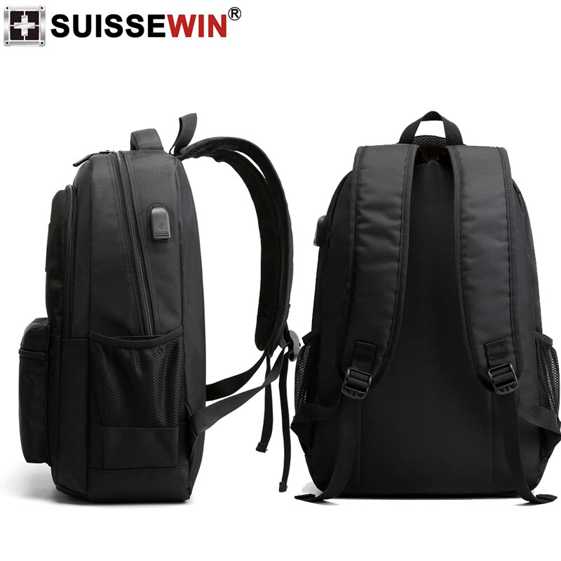 neue schwarz stoff Anti diebstahl koreanische Ladung Laptop Rucksack große städtischen reise wasserdichte tasche für frauen und männer Sack eine dos