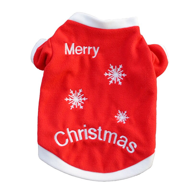 Christmas Dog Clothes for Small Dogs Warm Winter Pet Dog Clothing Coat Cat Shirt Pet Christmas Costume Soft Chihuahua Clothes 38: 1 / M