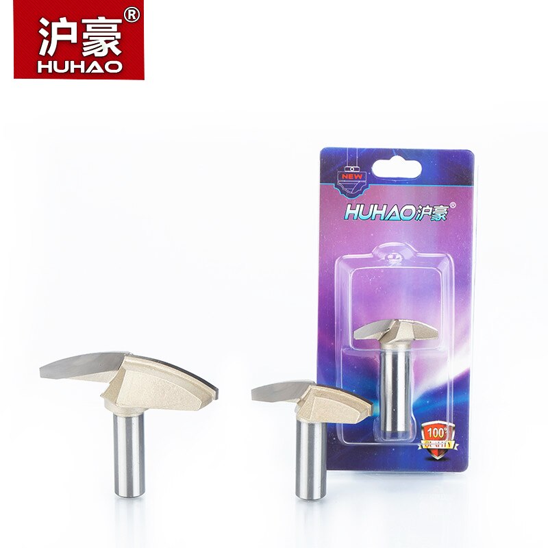 HUHAO 1pc 1/2" Shank Classical Plunge Bit CNC Woodworking Tools two Flute Router Bits For Wood Cutting The Wood Router Tool