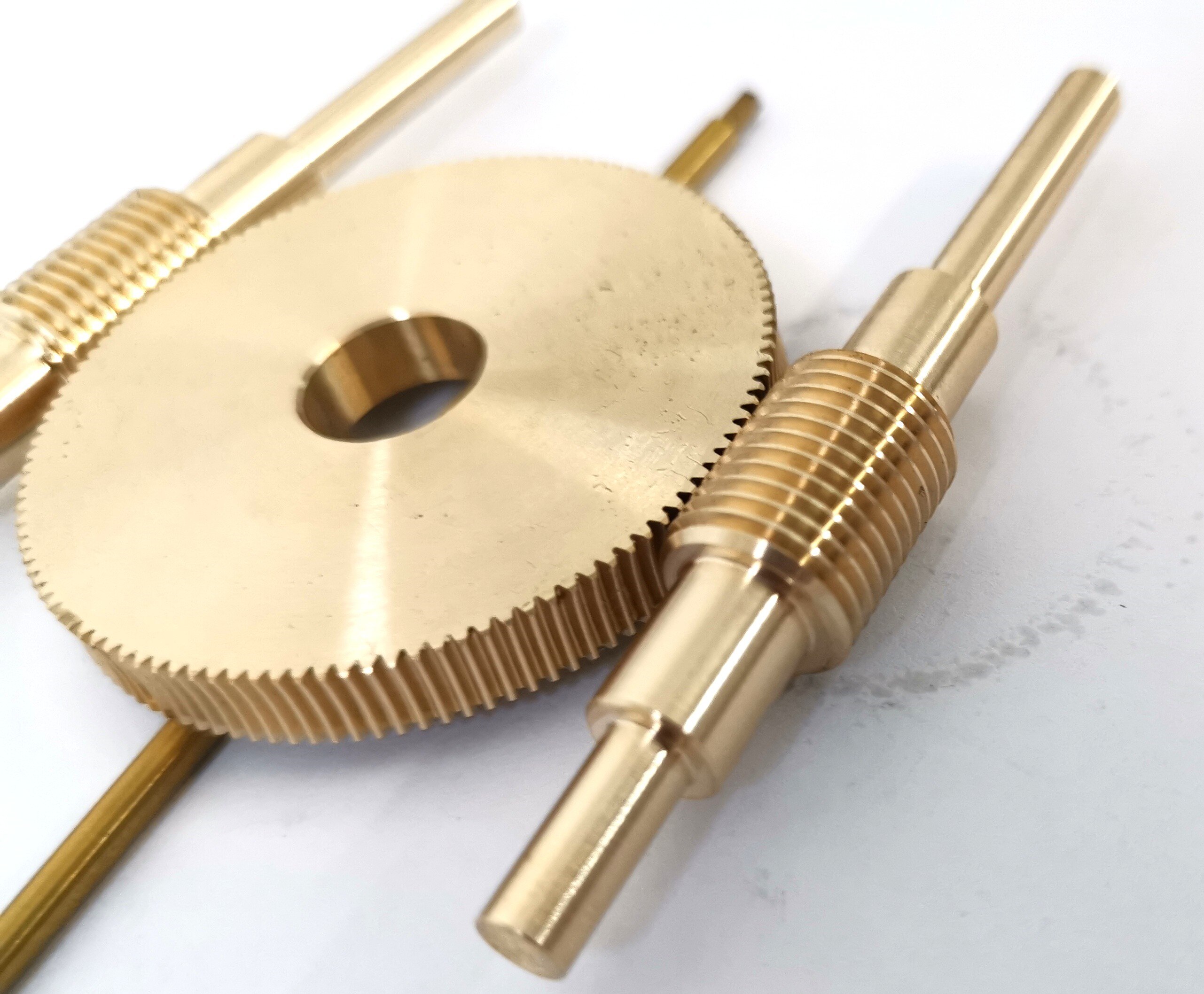 059 0.4 modulorm snekkegear 120 tænder 0.4m 120t 12mm hullers diameter gear 1:120 messing decelerere turbine snekkegear