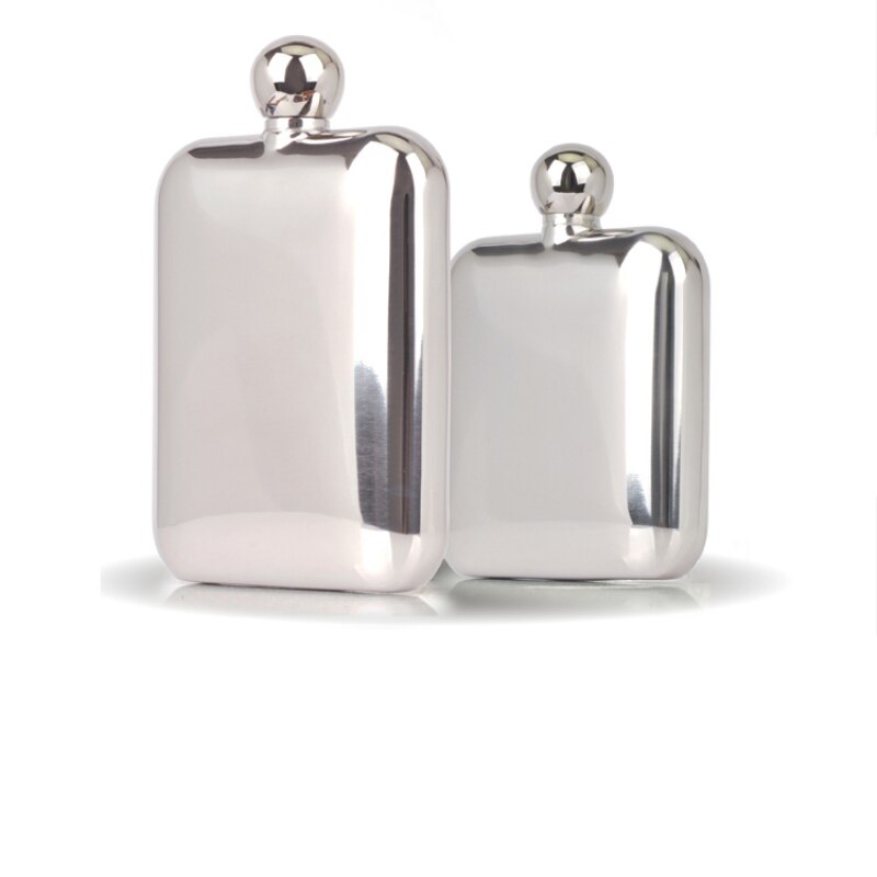 Modern Stainless Steel Small Hip Flask Luxury Portable Titanium Bottle Personality Stainless Bottles Alcohol FF70W