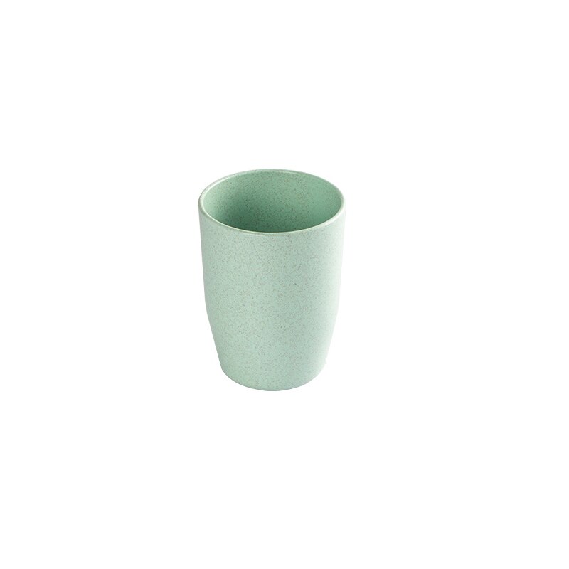 Gobelet de brosse à dents Portable Simple, 1 pièce, matériel de paille de blé, tasse de bain de bouche pour amoureux: SMT000005-3