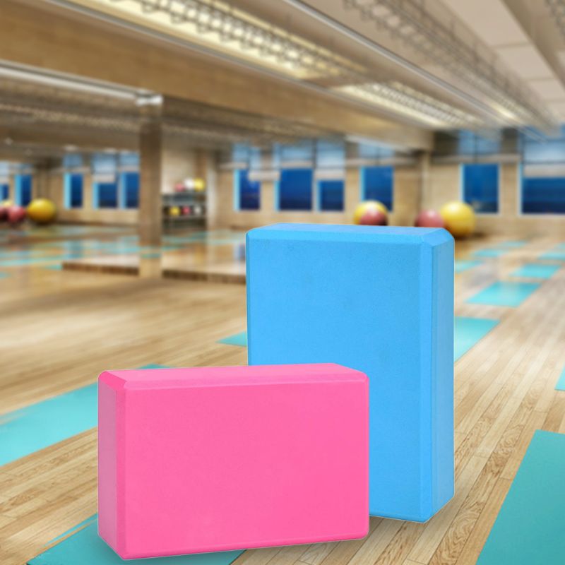 Yoga blokker høy tetthet eva skum blokker for yoga pilates meditasjon gym hjemme fitness trening tilbehør
