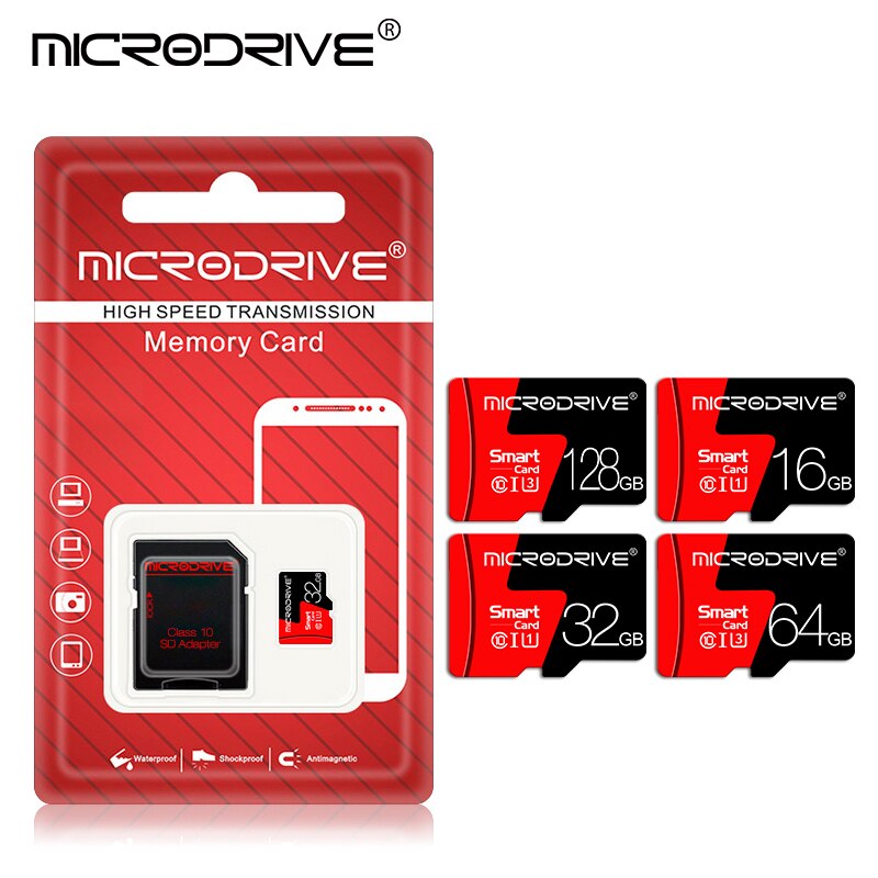 Speicherkarte 128gb klasse 10 64gb 32gb mini-sd-karte 16gb 8gb micro-tf-karte highspeed für smartphone