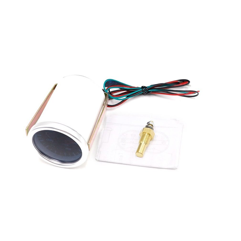 Medidor Digital de temperatura de aceite LED 12V 150 grados para coche, medidor de temperatura de 52mm, medidor de temperatura de humo Universal para modificación de coche