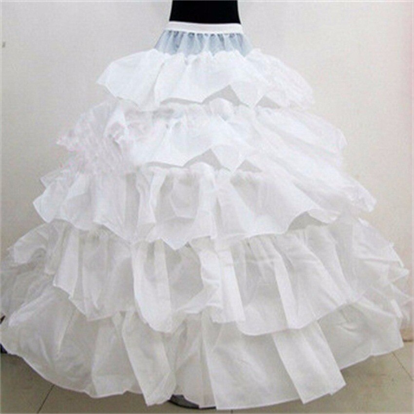 Voorraad 5 Banken Noir Rouge Jupon Avec Des Volants Robe De Bal 4 Hoops Crinoline Pour Les Robes De Mariage jupon Mariage