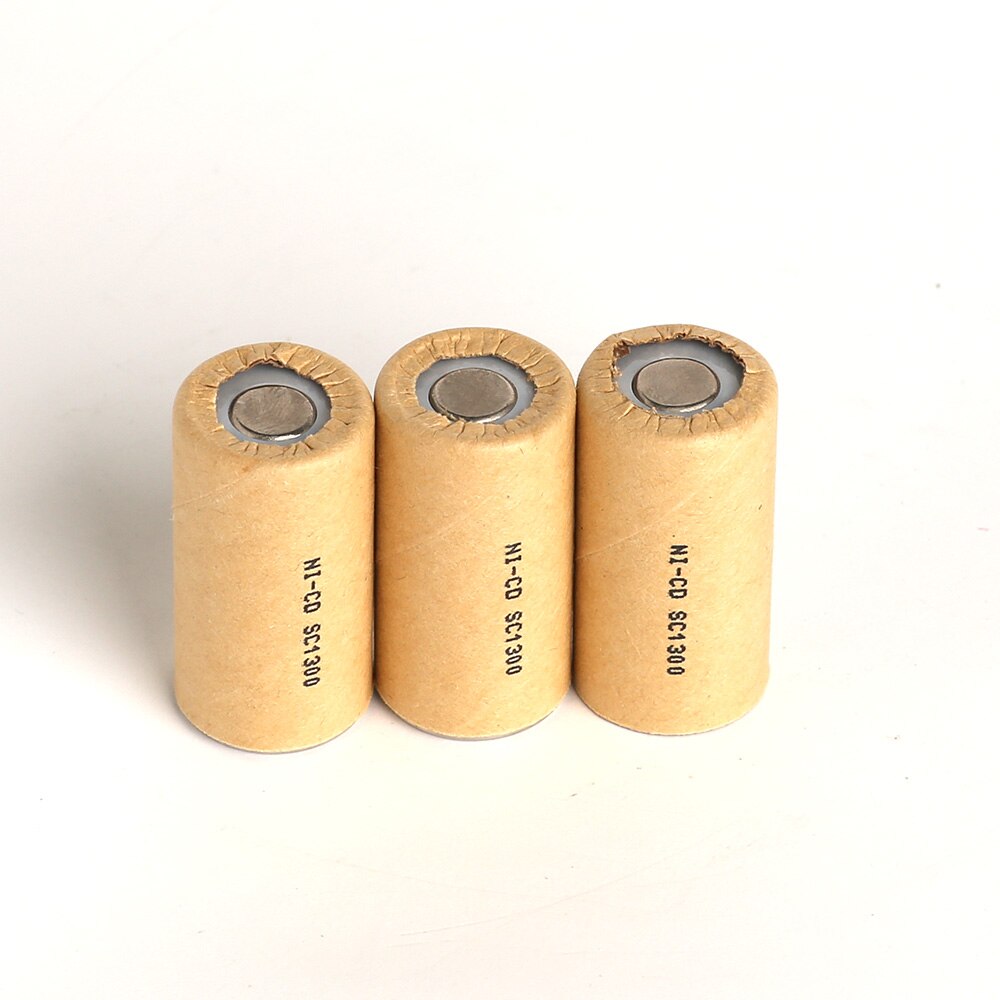 SC1.3Ah 1300mAh 12pcs ni-cd Power Cell, batteria ricaricabile, batteria per elettroutensili, velocità di scarica 10C, batteria per utensili