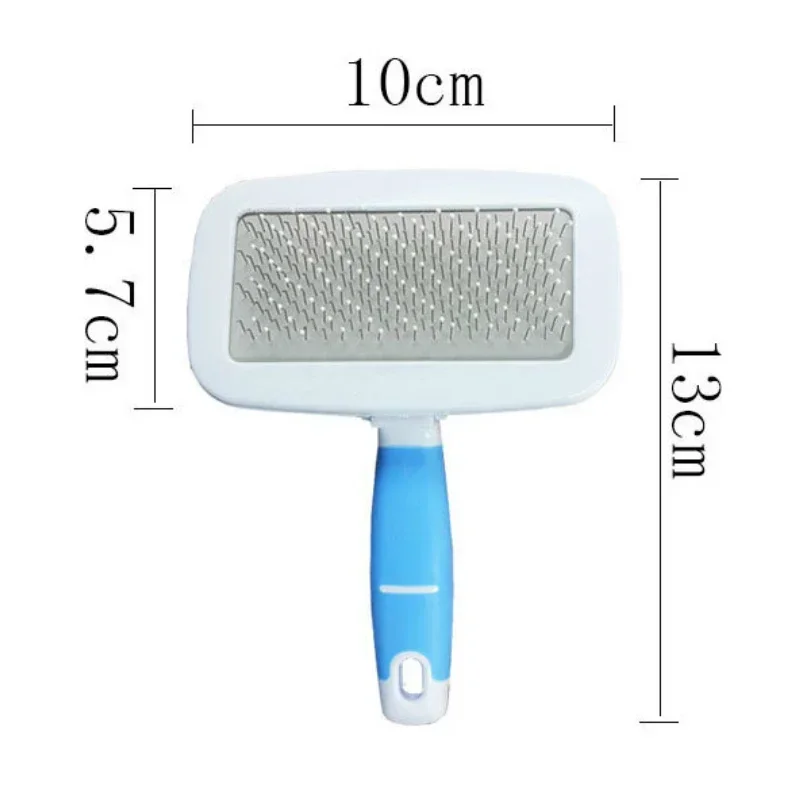 Peine de aguja para Gato, pelo largo, cepillo de aseo para cachorros, peine de limpieza de baño, suministros de herramientas de belleza para perros y gatitos, Golden Retriever