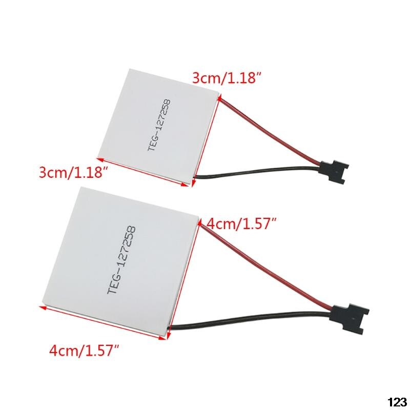 Halfgeleider Thermo-elektrische Generator Thermo-elektrische Koeler Peltier Onderdelen Koeling Module 40X40Mm 30x30mm