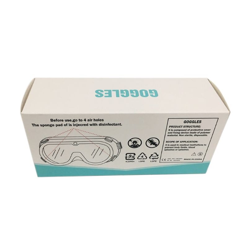 Safety Goggles Lab Glasses Protective Virus Anti Fog Chemical Eyewear