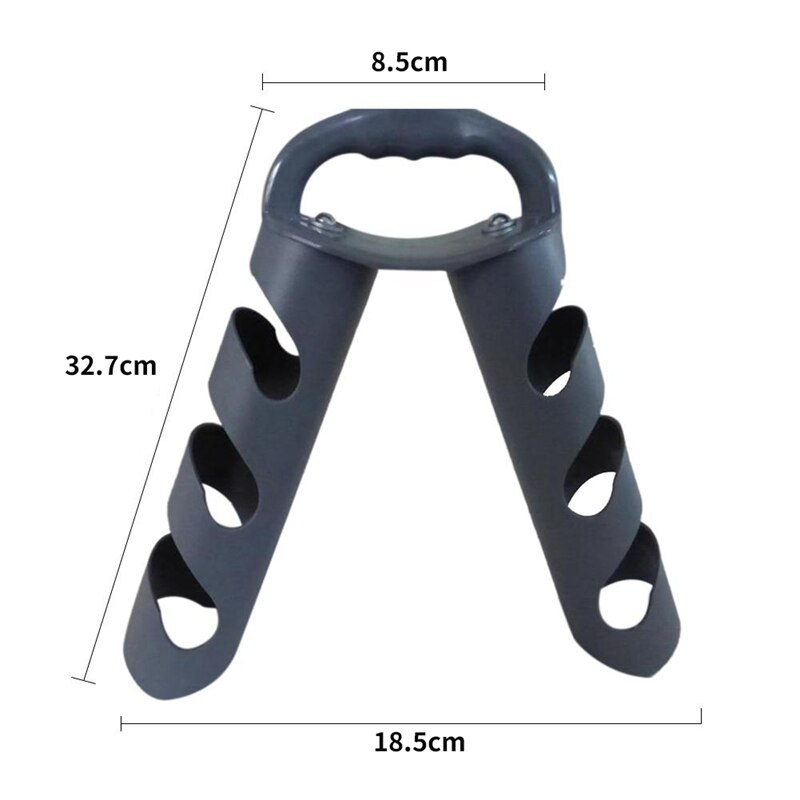 1 support d'haltères pliable vertical à 3- niveaux pour la maison