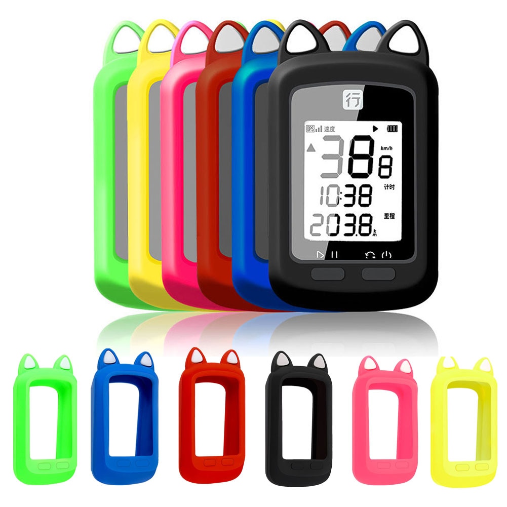 1pc kat øre cykel kode cover til xoss g gør-det-selv speedometer ur beskyttelsescover silikone anti valgfri farve stødsikker