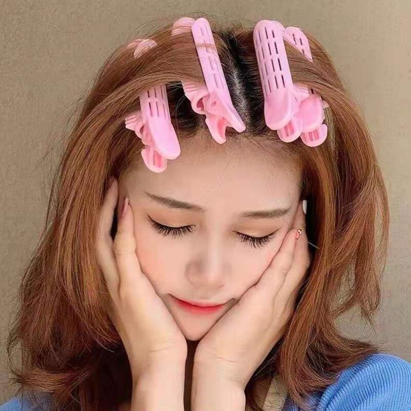 Pinzas rizadoras para el pelo, accesorios de estilismo para el cabello, Color caramelo, plástico Natural, raíz, 1/2 piezas