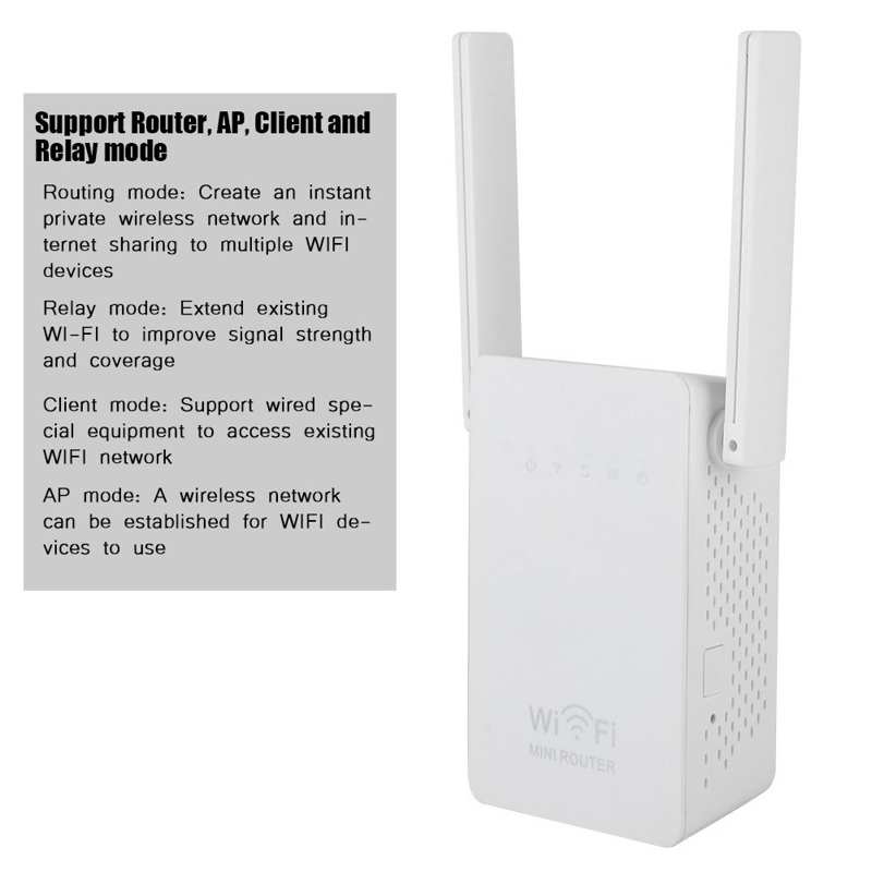 One-Key Encryptie High Speed Router Range Extender 300Mbps Voor Ap Router