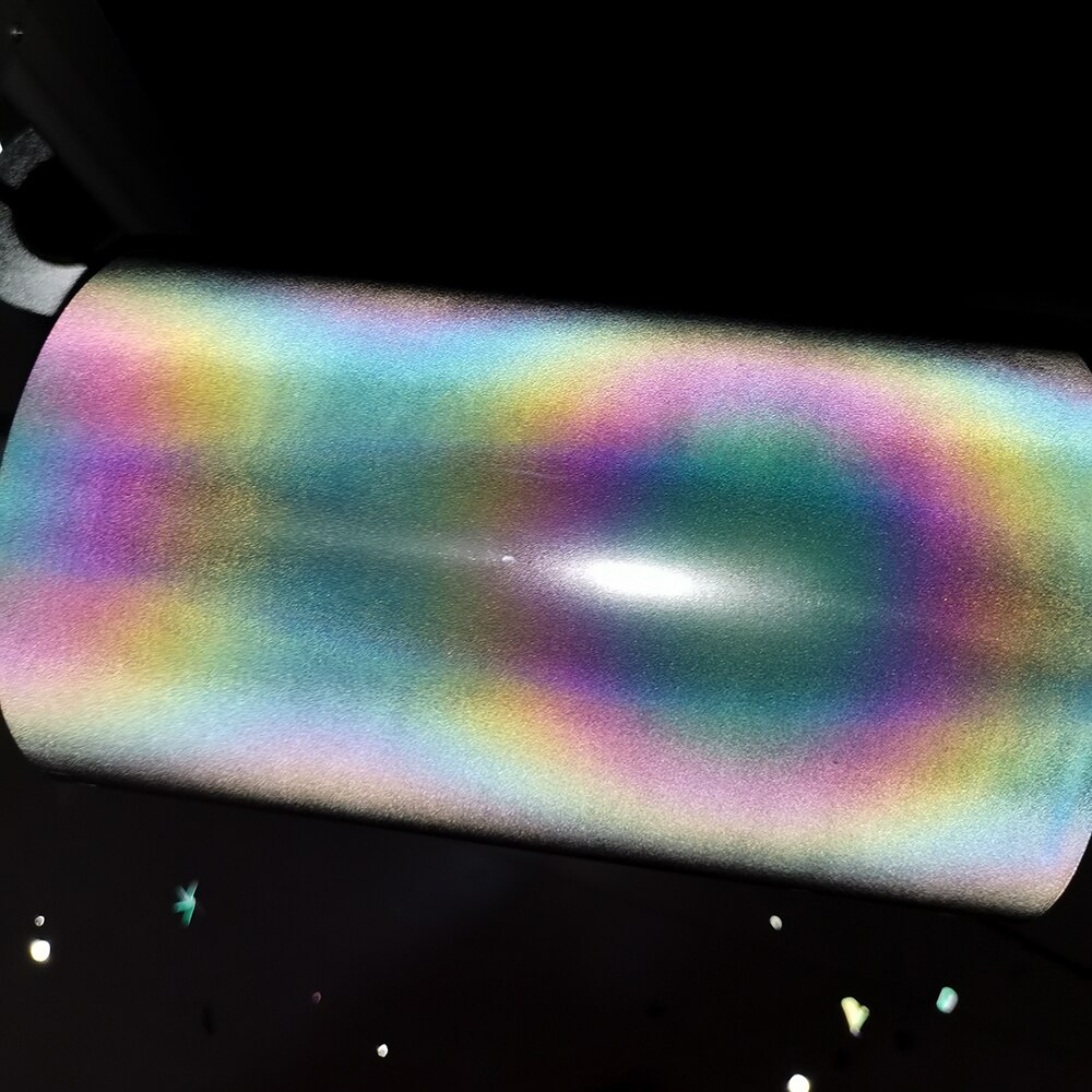 Rainbow Reflective Vinyl HTV Iron on Sheet Stickers For Clothing Fabric Tape Heat transfer Vinyl Film DIY
