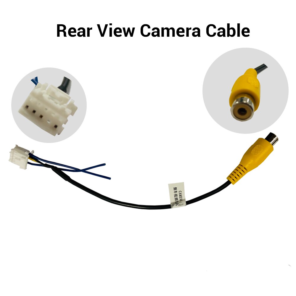 Tiebro Microfoon Usb Gps Achteruitrijcamera Rca Uitgang Aux Sim Card Slot Radio Converter 16 Pin 4G Power kabel Voor Auto Navigatie: Rear View Cable