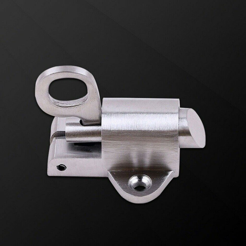 Automatic Spring Loaded Latch Zinc Alloy Security Gate Door Lock For Doors Cabinets Drawers Windows AA
