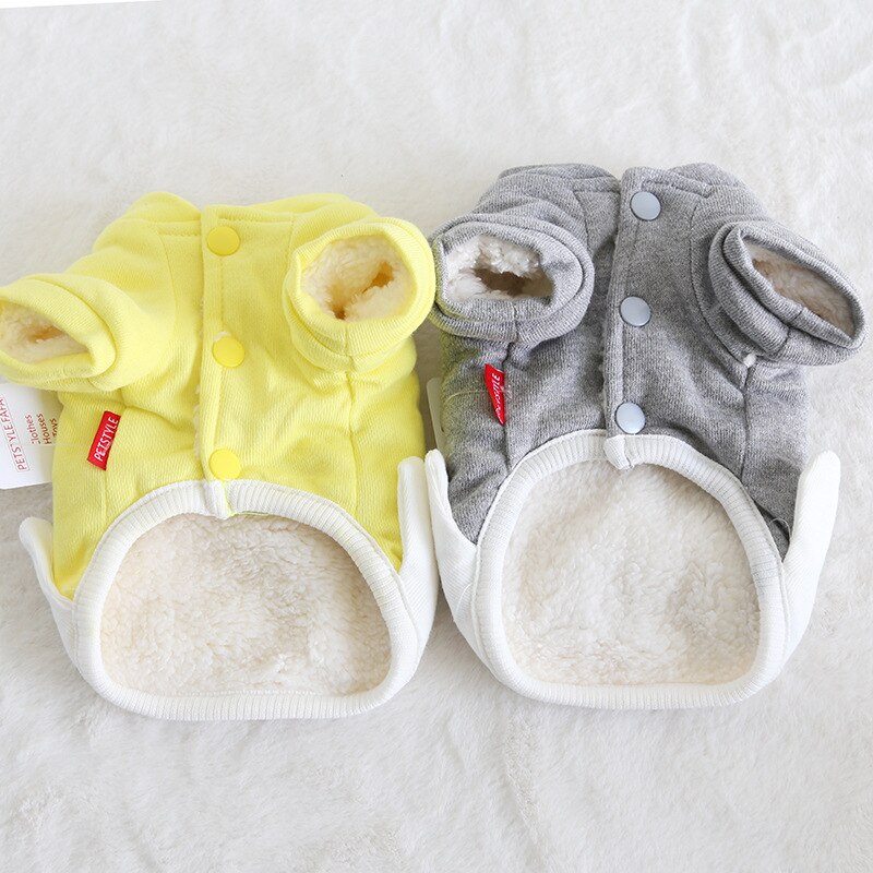 Ei Hond Vest Dikke Truien Jassen Shirt Katoen Pet Dog Kleding Winter Warm Kleding Voor Honden Kat Puppy Maltese Teddy
