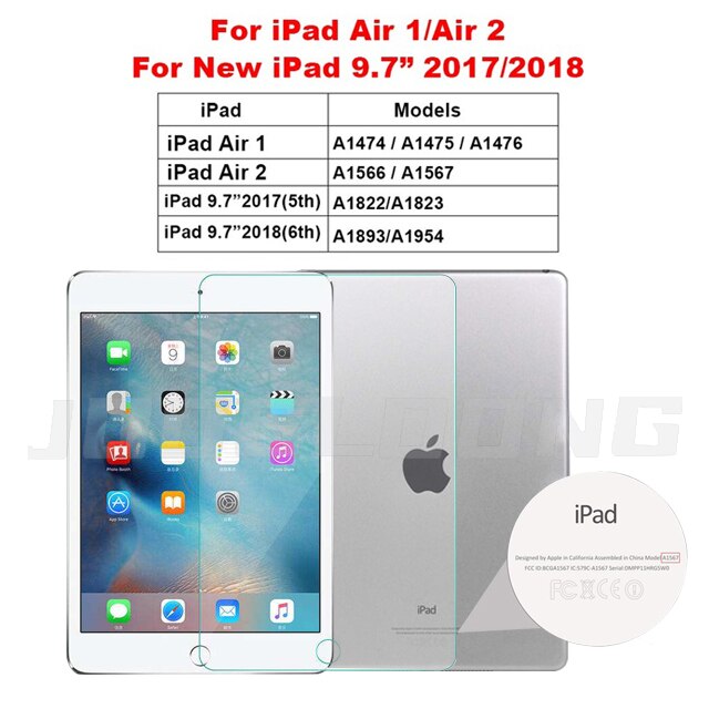 Protector de pantalla de vidrio templado para Ipad Pro 11, 10,5, 9,7, 6th, 10,2, 7ª generación, película protectora para iPad Mini 5 Air 4 3 2: IPad 9.7 inch