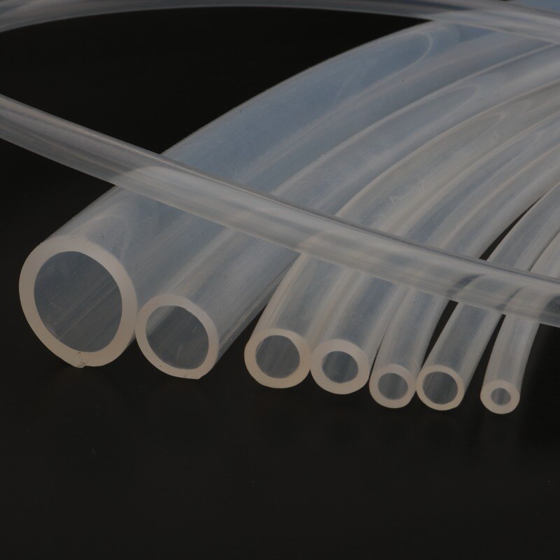 1 Meter Food Grade Siliconen Tube 20 ~ 50Mm Clear Transparant Siliconen Slang Flexibele Rubberen Slang Hittebestendige Drinken waterleiding