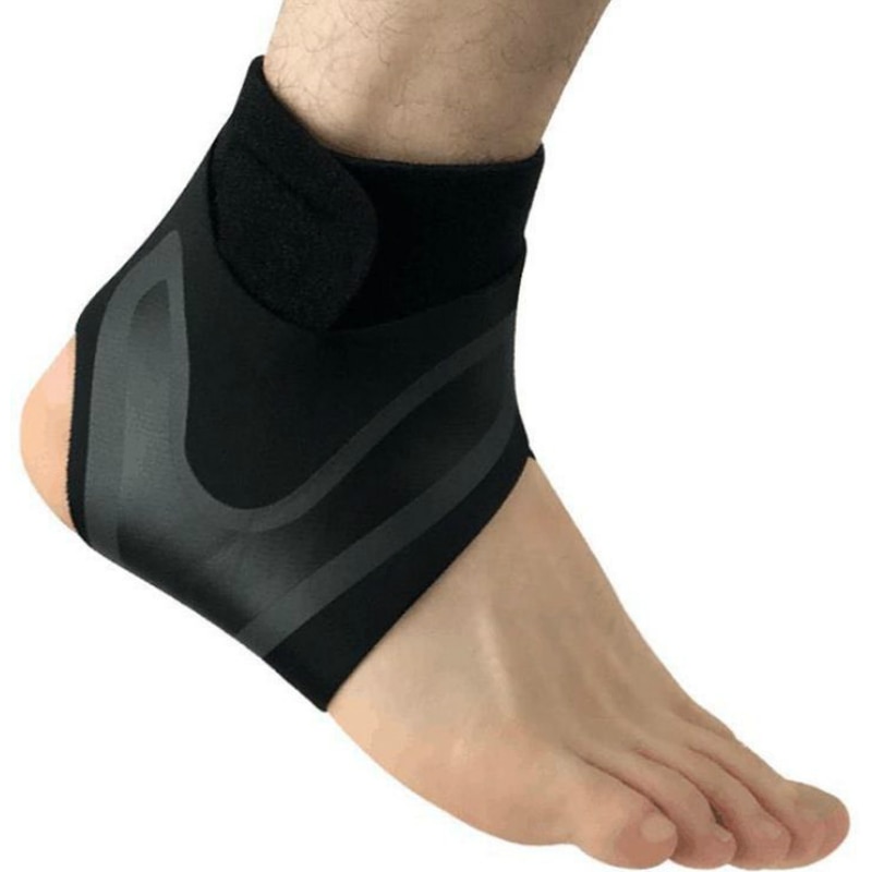 1 Pc Ankle Brace Elasticiteit Gratis Aanpassing Bescherming Voet Bandage Verstuiking Preventie Sport Fitness Veiligheid Guard Band