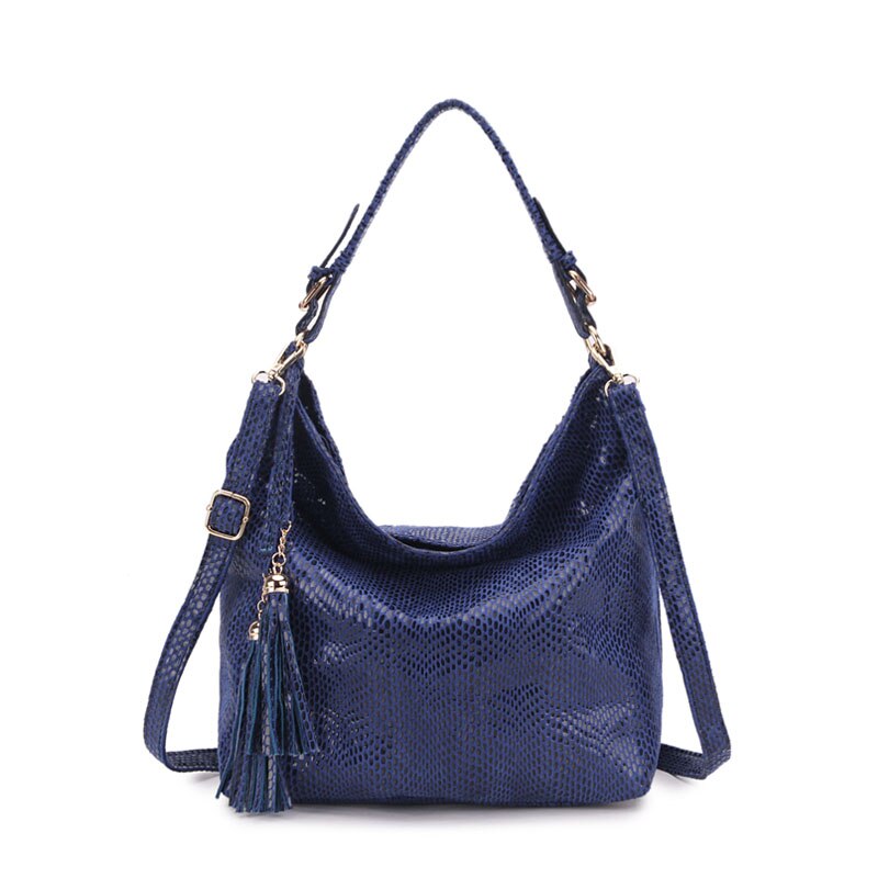 ACELURE en cuir PU femmes sacs à main sac à main Hobo gland femmes sacs à bandoulière de dames sacs à bandoulière sac à main: Bleu