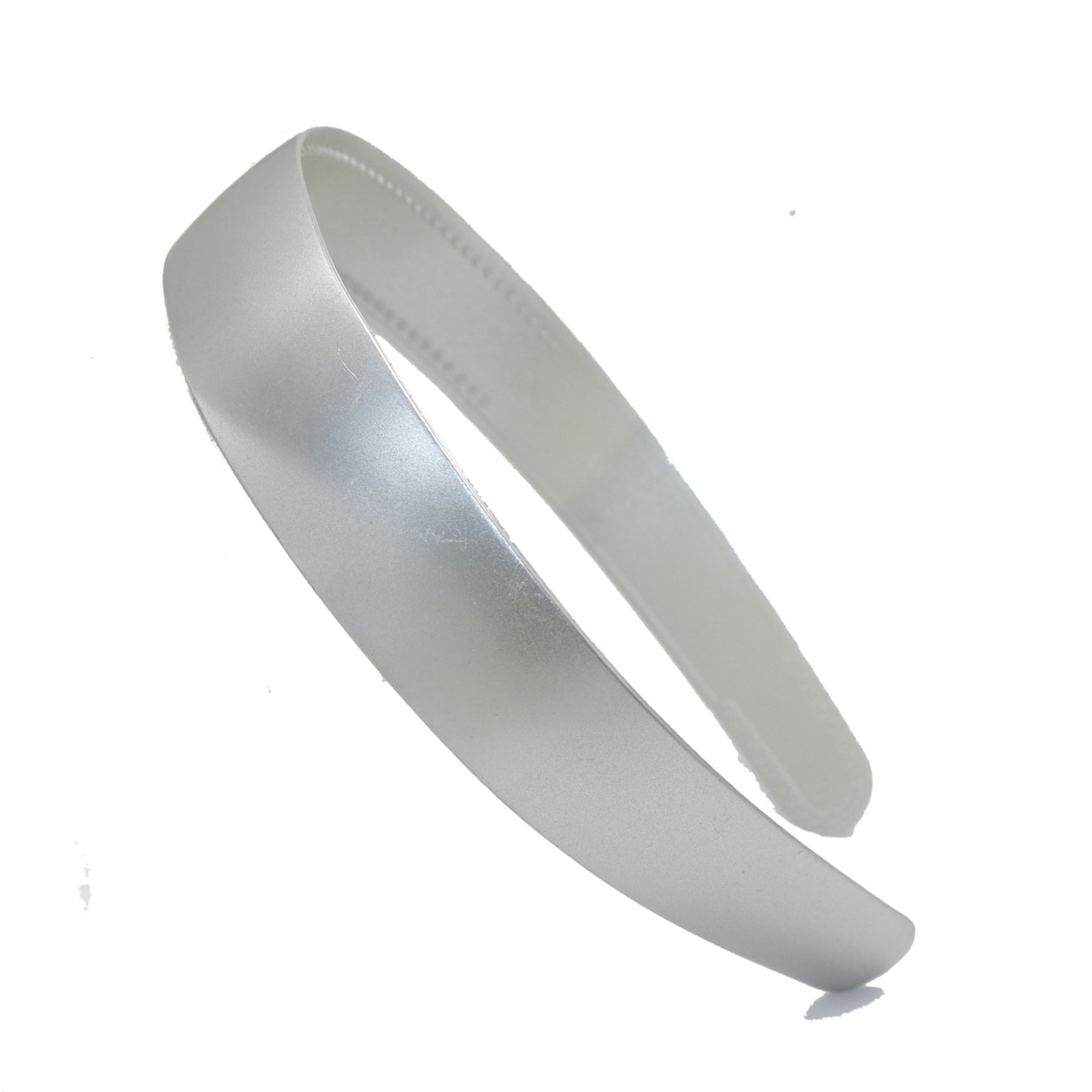 5 Bright Color Plastic Wide Alice Hair Band Headband 25mm(1") Hair Accessories: Silver