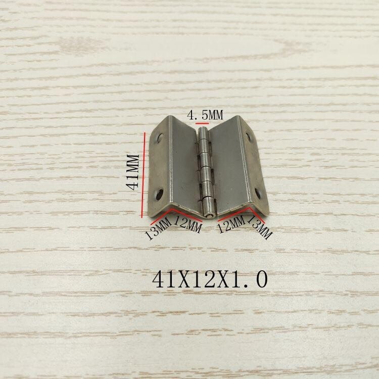 Folding page four-fold, iron metal hinge folding table furniture hinge door hinge: 41x12x1.0