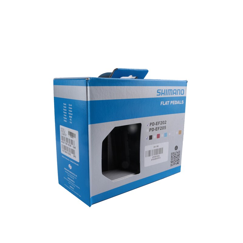 Shimano-eje de Pedal plano de PD-EF202, durabilidad igual a los modelos de , cuerpo ancho de aluminio para montar todos los días, PD-EF102
