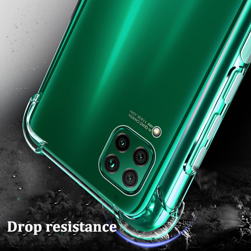 Shockproof Case Voor Huawei P40 Lite P30 P20 Pro P Smart Z Clear Silicone Soft Cover Voor Huawei p30 Lite P40 Pro Case