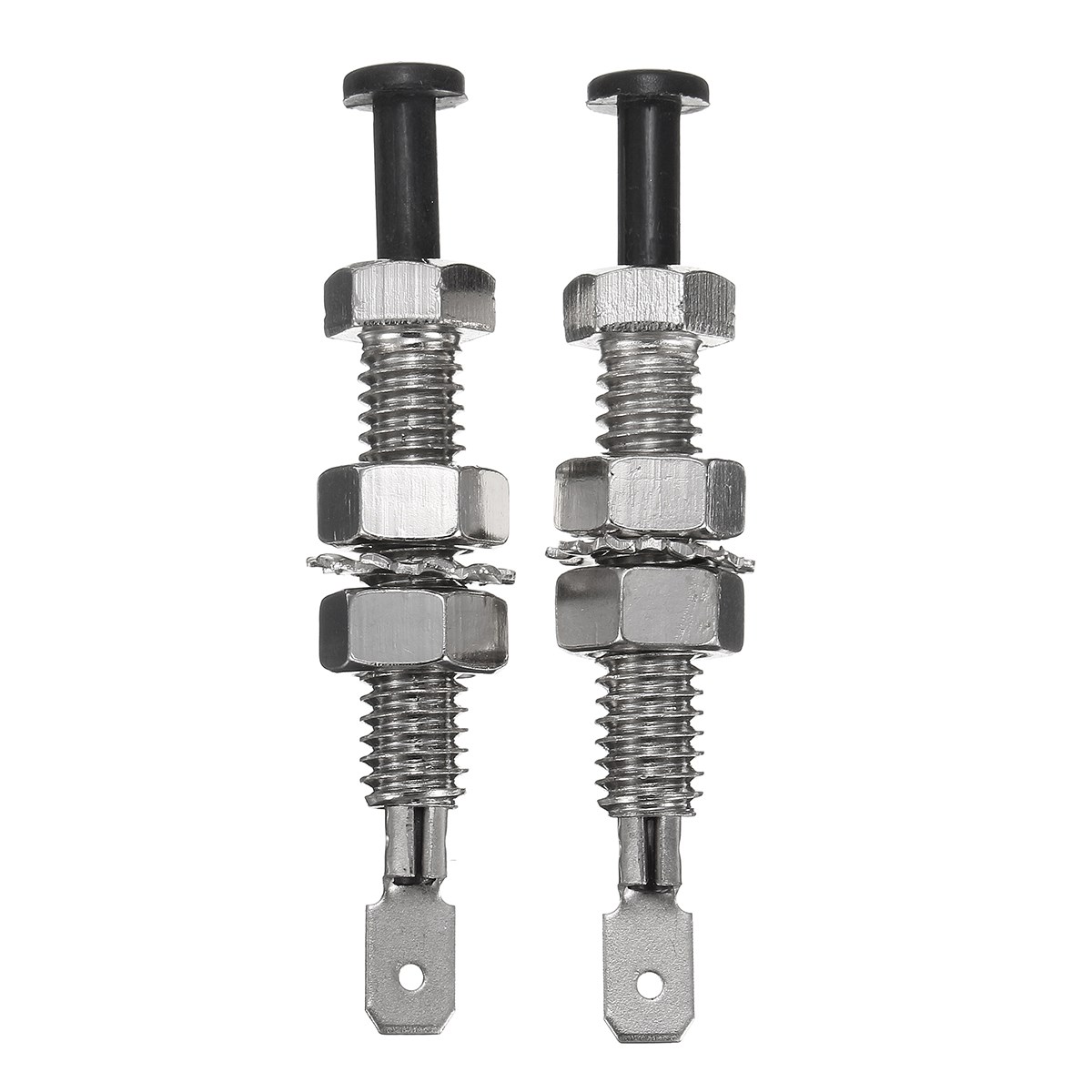 2 Stks Universal Motor Autodeur Pin Switch Verstelbare Bonnet Alarm Licht Kap 69mm Schroef lengte 33mm