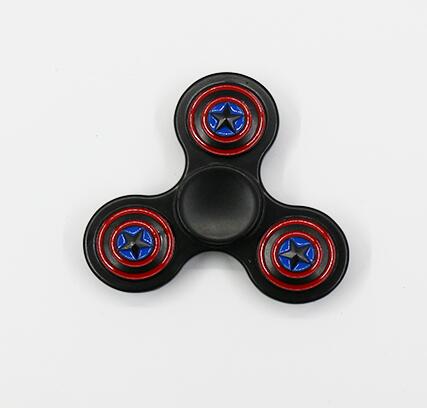 Mano Spinner Fidget Spinner Adulto Bambino di Decompressione Giocattoli Punta Delle Dita Giroscopio Ferris Wheel 18 Perline: Captain Black