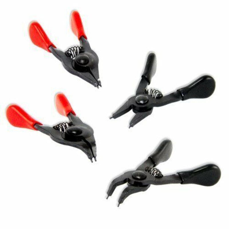 4 Pc Mini Circlip Snap Ring Pliers Set Ext Int Tool Automotive Repair Engine