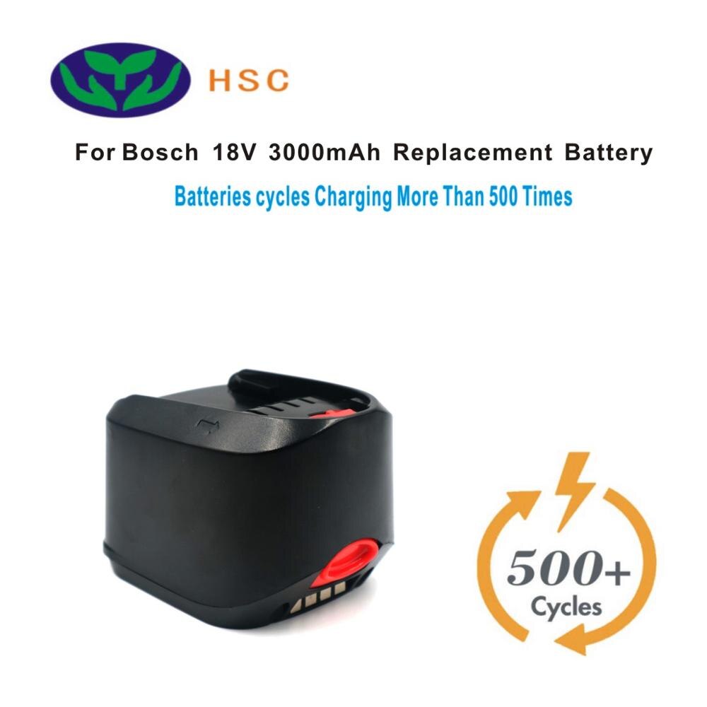 HEBPM 18650 batterie BOS14.4C 3.0Ah batterie au Lithium 14.4V remplacement pour Bosch 14.4V batterie 2607335038 2607336037 2607336038
