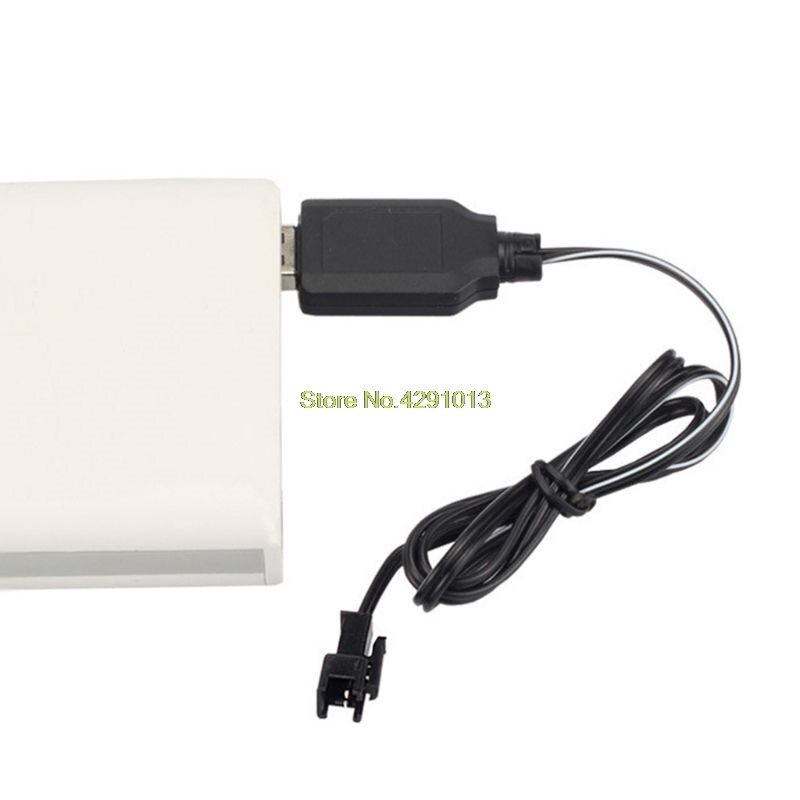 USB Charging Cable Ni-Cd Ni-MH Batteries Pack SM Plug Adapter 7.2V 250mA Output Remote Control Toy