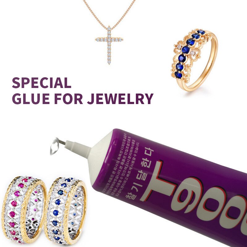 T9000 15Ml Super Lijm Vloeibare Lijm Multipurpose Industriële Voor Diy Sieraden Crystal Rhinestone Telefoon Screen Glas Lijm Tool