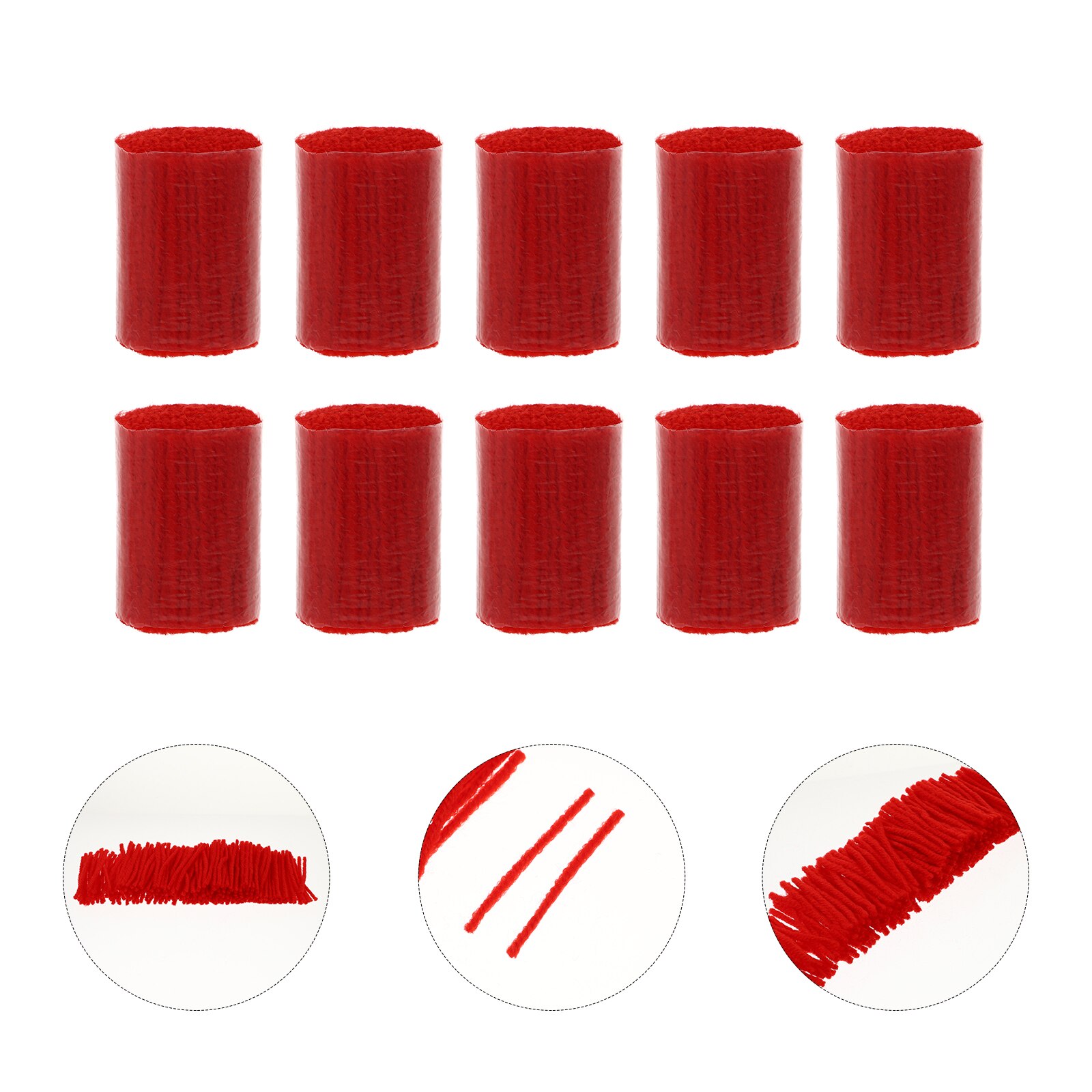 10 Rolls Yarns Knotted Rug Yarn Hook Rug Yarn DIY Crochet Hook Yarn Sewing Knitting Tools for Children Crafters