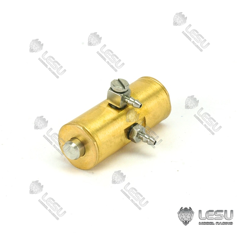 Lesu 5 mpa messing aftagelige cylinderrør til 1/14 rc hydrauliske carter komatsu  pc360 gravemaskiner gør-det-selv model