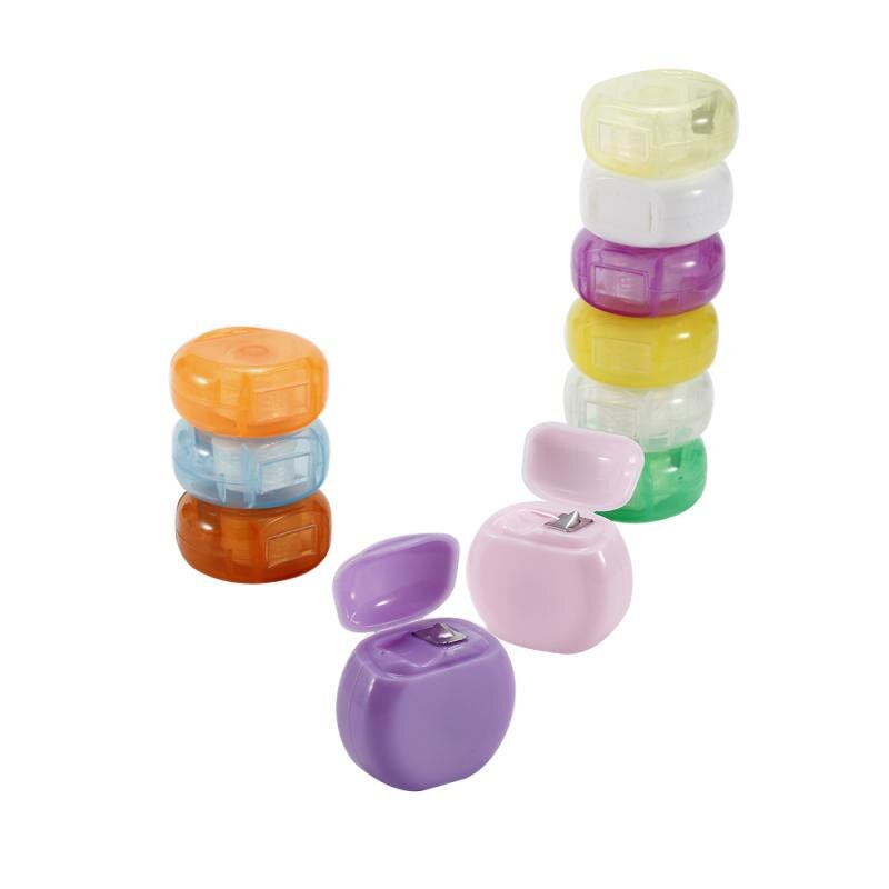 10M Draagbare Dental Floss Oral Care Cleaning Box Veiligheid En Hygiëne Orale Cleaning Tools Tandenstoker Doos Kleur Willekeurige