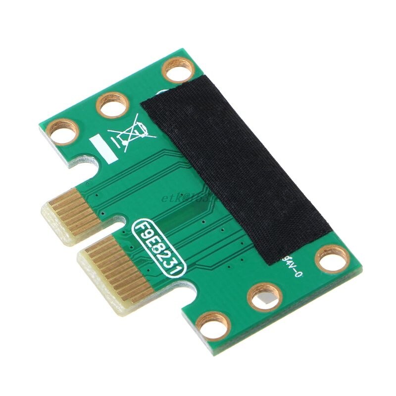 PCI-E PCI Express X1 Adapter Riser Card PCI E PCIE X1 to X1 Slot Converter Card 90 Degree for 1U Server Chassis