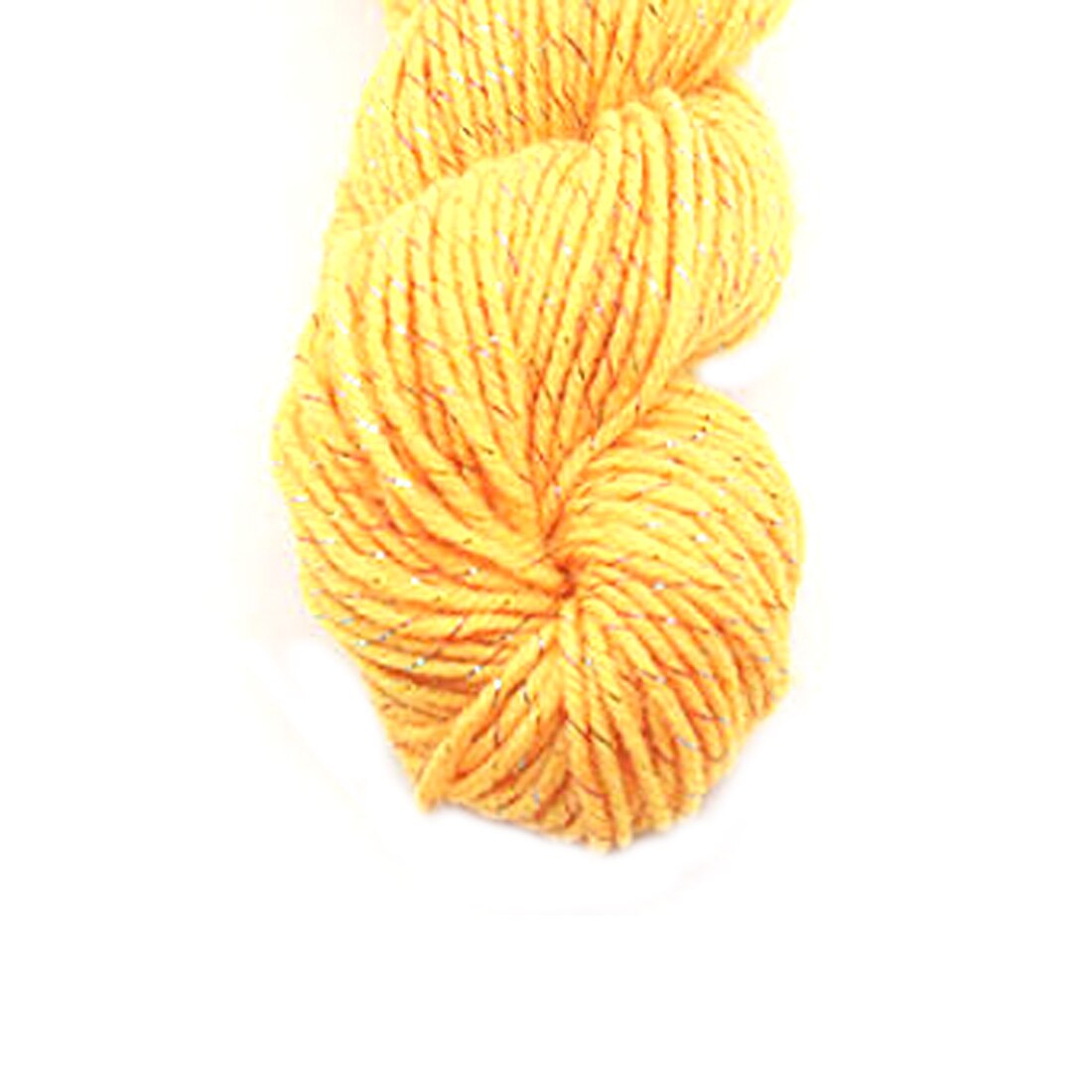 Natuurlijke Zachte Acryl Garen Dik Garen Voor Breien Baby Wools Haak Garen Weave Draad Met Gouden Lijn: YELLOW