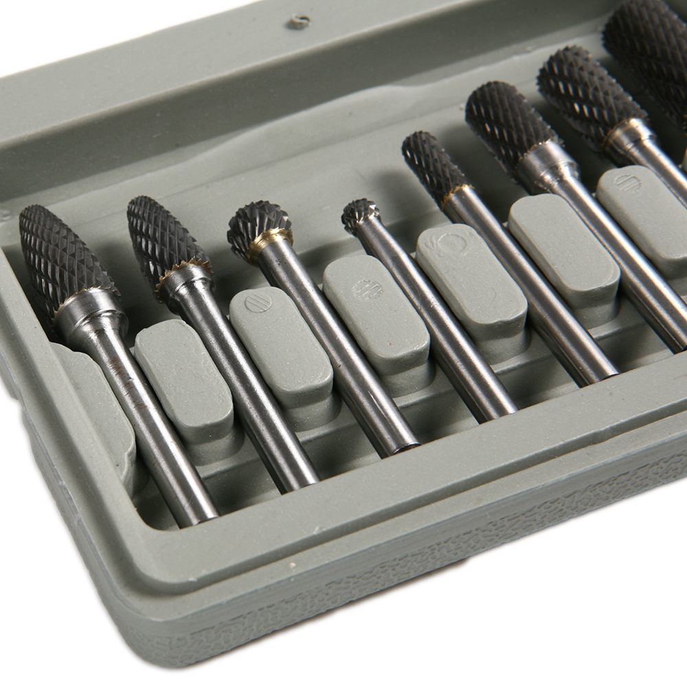 8PCS/set Tungsten Carbide Rotary Burs Grinding Rotary Cutter File Tungsten Carbide Rotary Files