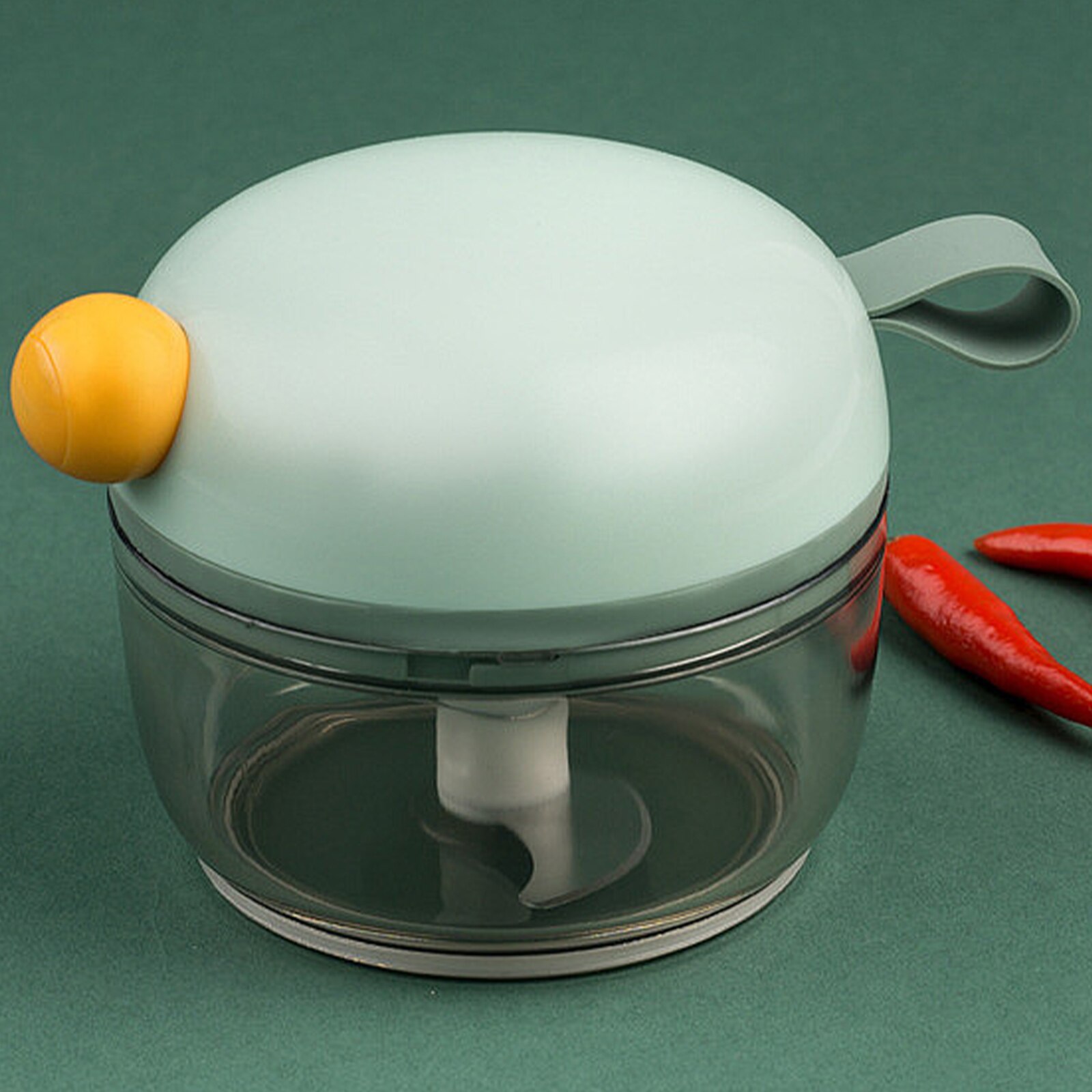 Magnetic Bird Garlic Masher Hand-pull Garlic Masher Garlic Minced Garlic Household Kitchen Masher Small Set Up A Garlic Artifact: Green